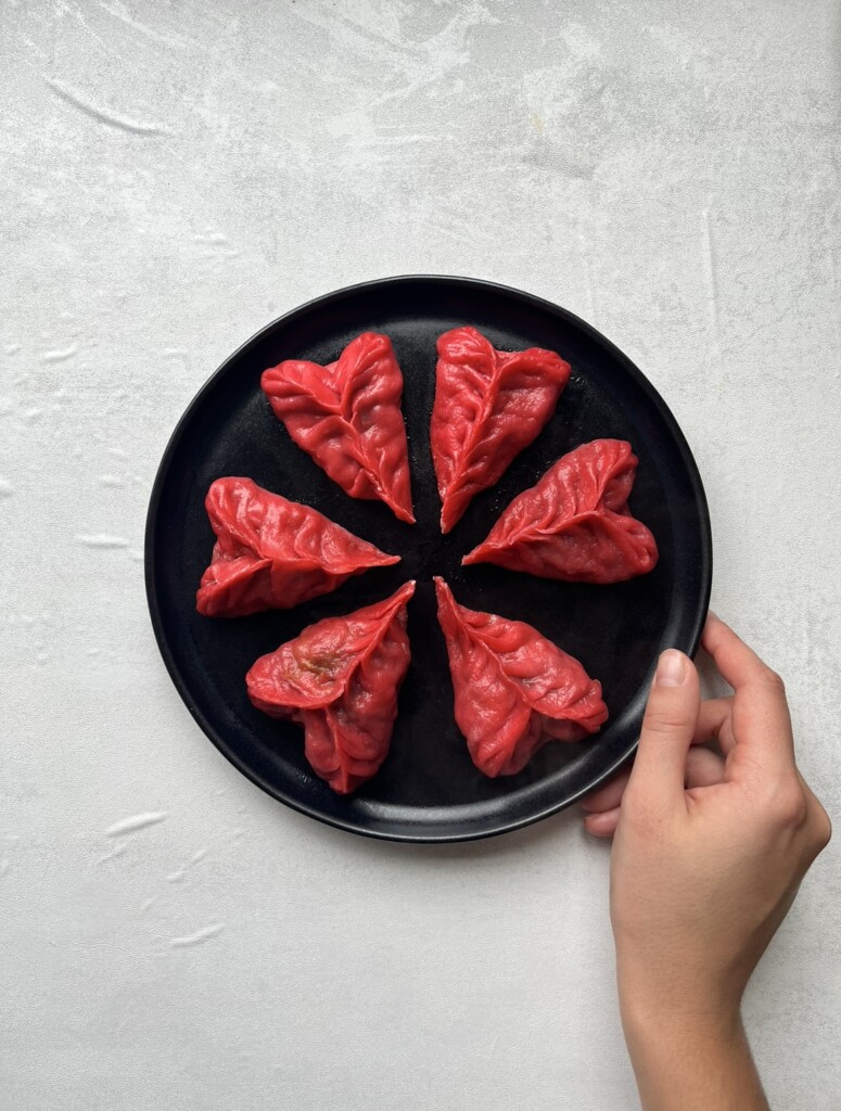 Heart Shaped Dumplings