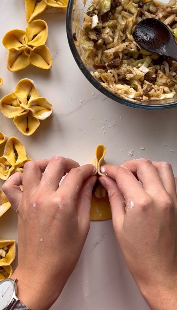 Dumpling fold