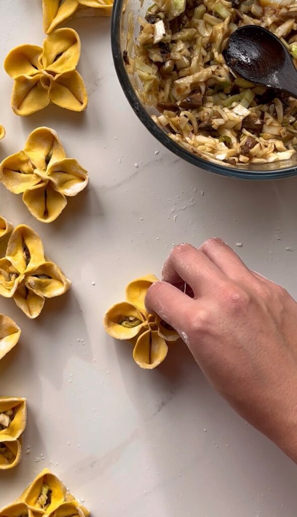 Dumpling fold