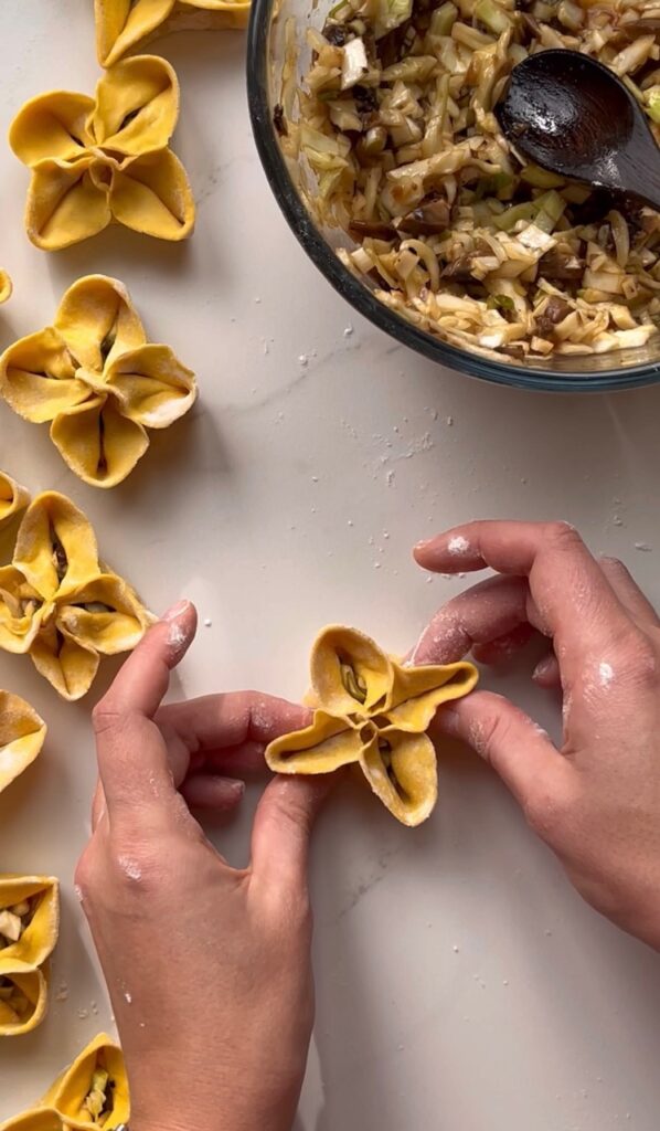 Dumpling fold