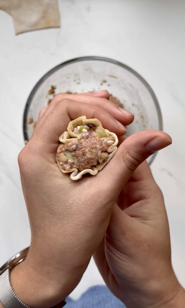 Wrapping Siu Mai