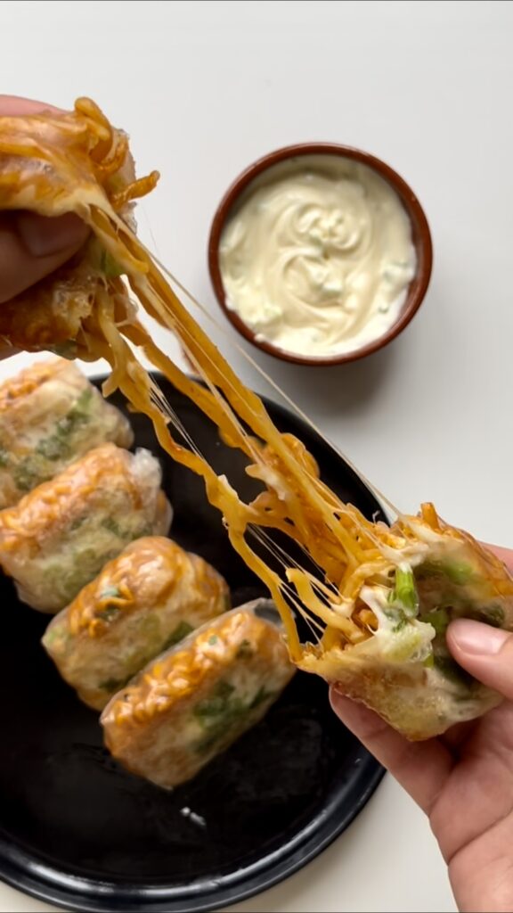 Cheese pull