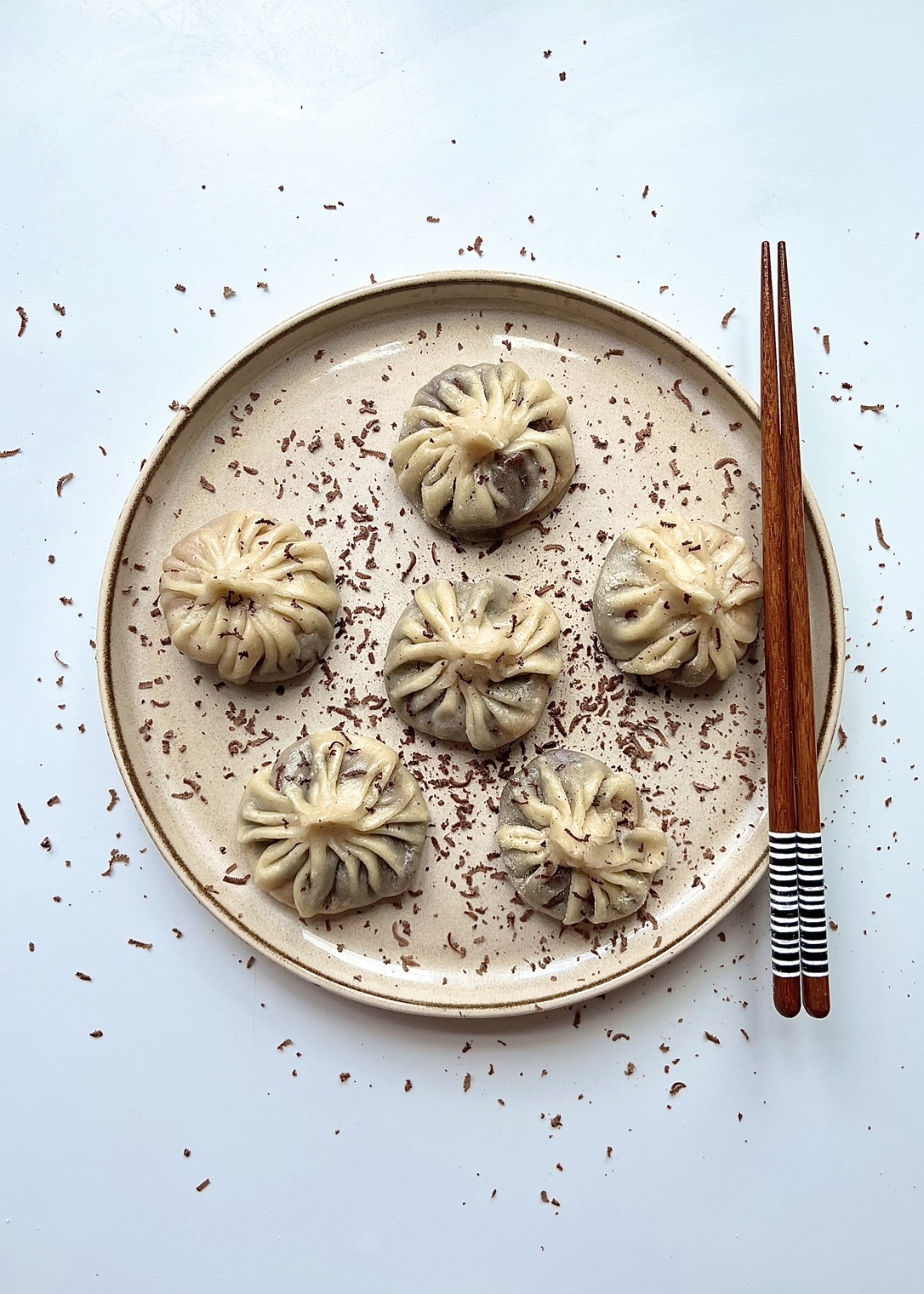 Chocolate and Peanut Butter Dumplings