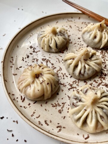 Chocolate and Peanut Butter Dumplings