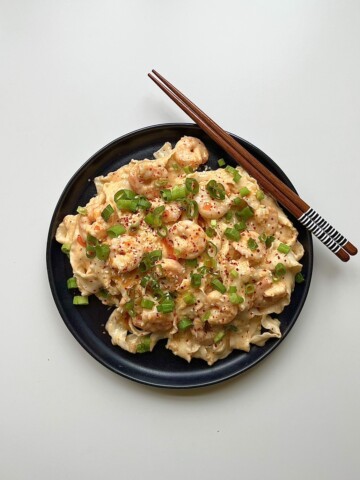 1-Minute Bang Bang Shrimp Noodles