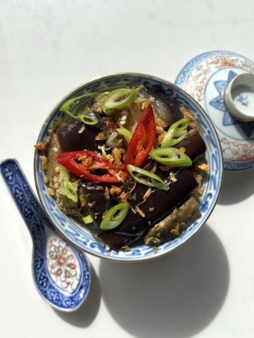 Chinese Steamed Aubergine