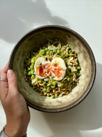 Pea Pesto Ramen
