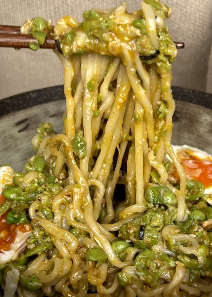 Pea Pesto Ramen