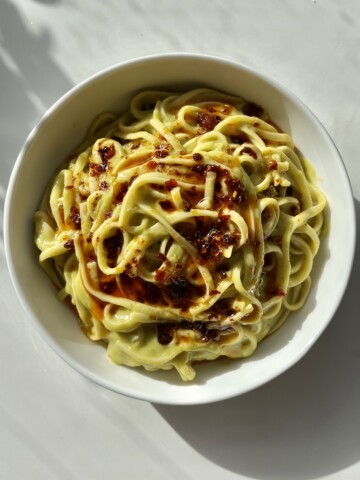 Avocado & Chilli Oil Linguine