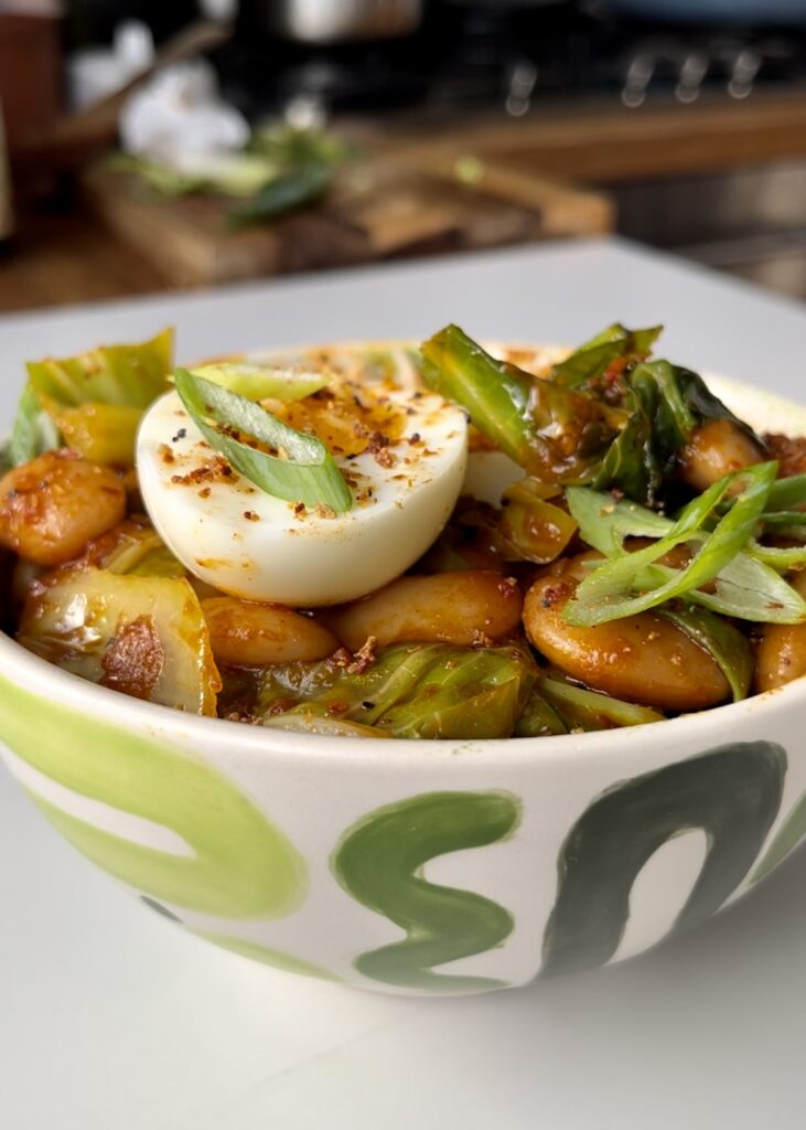 Korean-Style Butter Beans