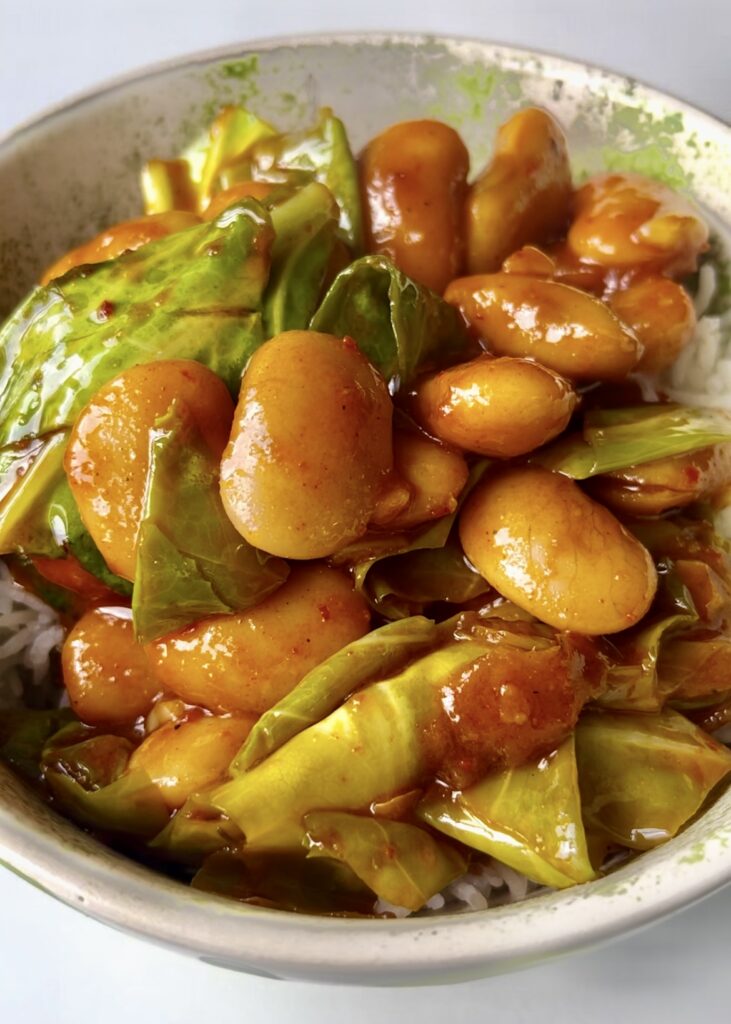 Korean-Style Butter Beans