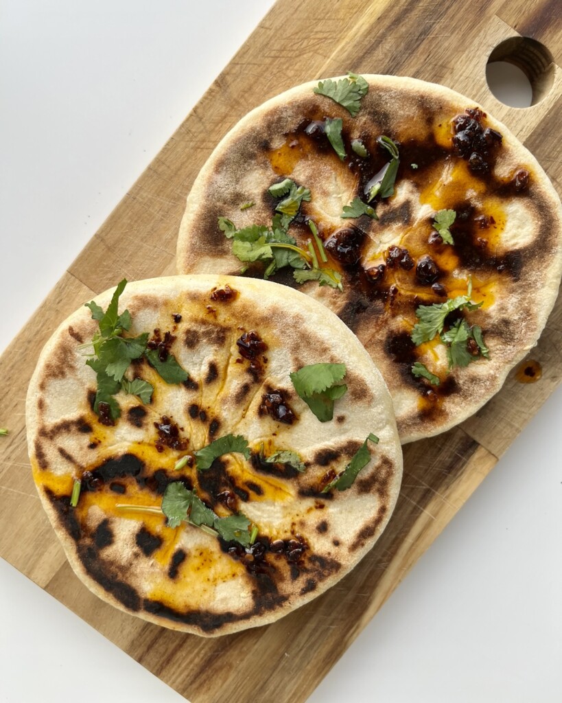 3-Ingredient Cheesy Naan