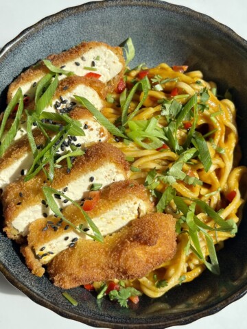 Tofu Katsu Noodles