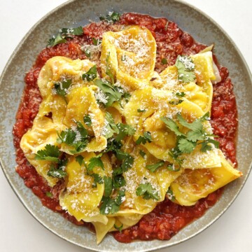 Chorizo dumplings.