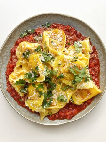 Chorizo dumplings.