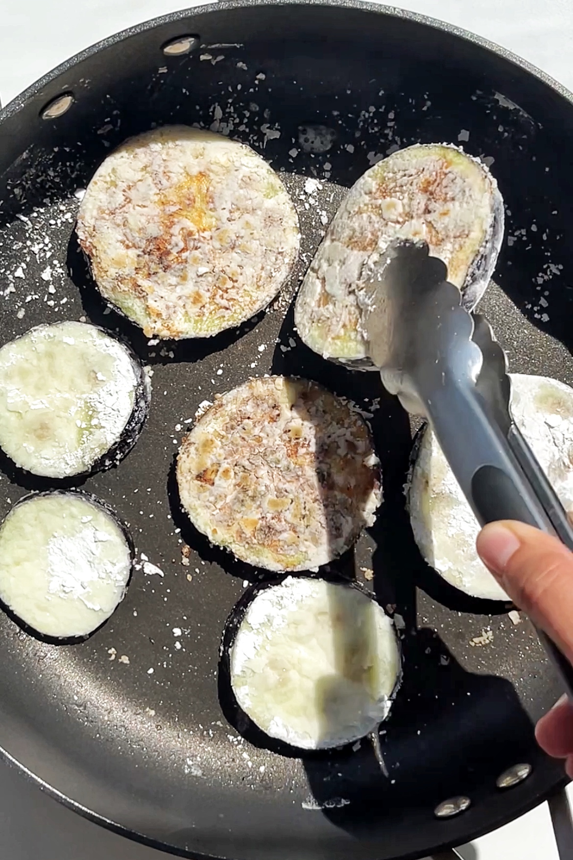 Prepare your aubergine. 