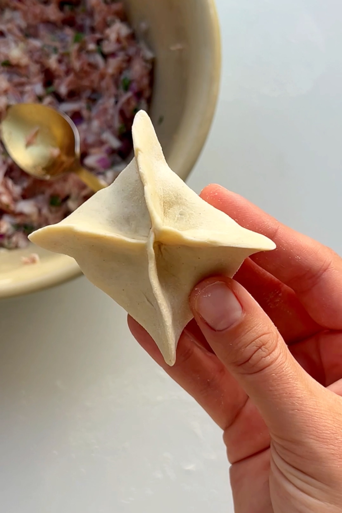 Dumpling pleat.