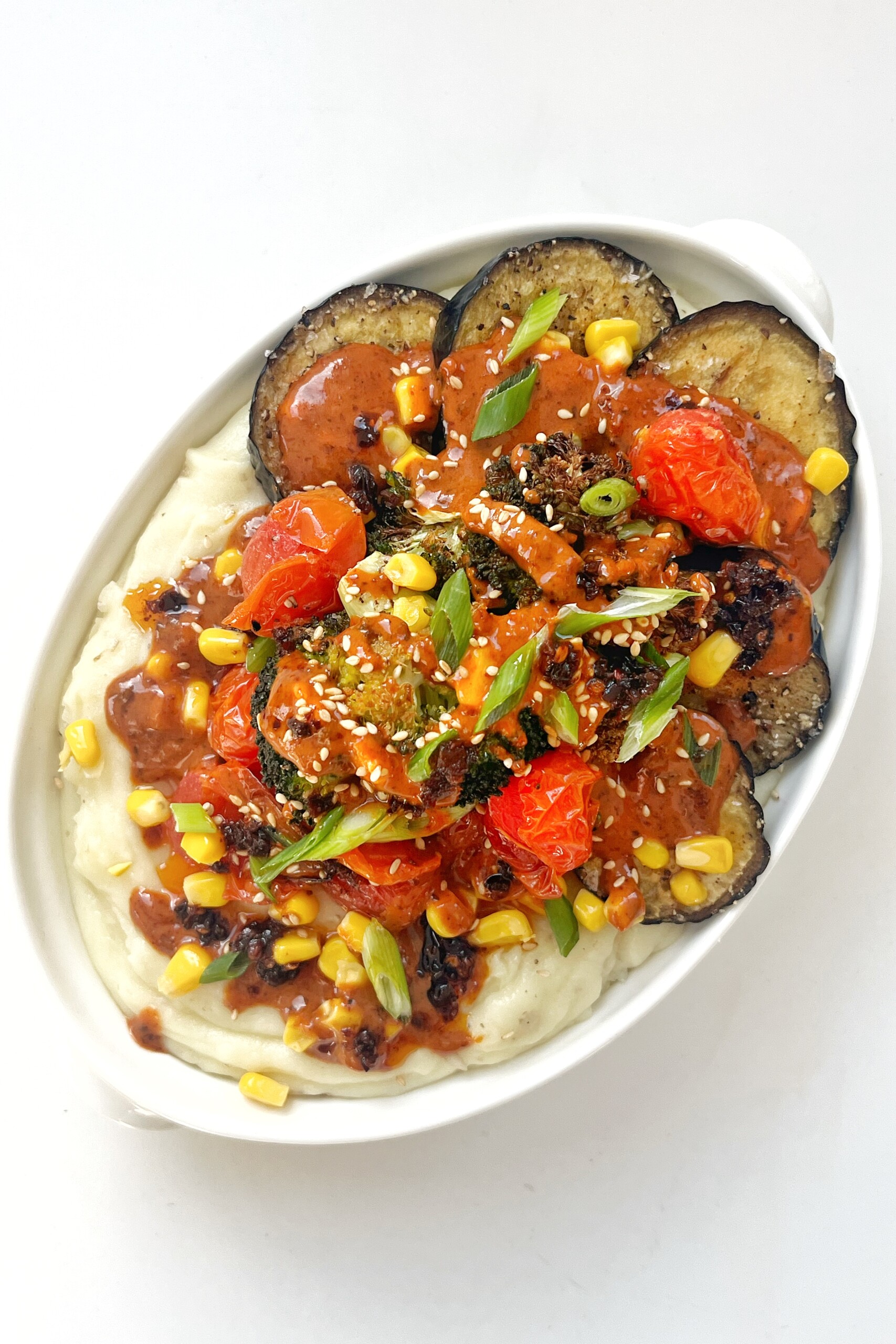 Loaded mashed potato bowls.