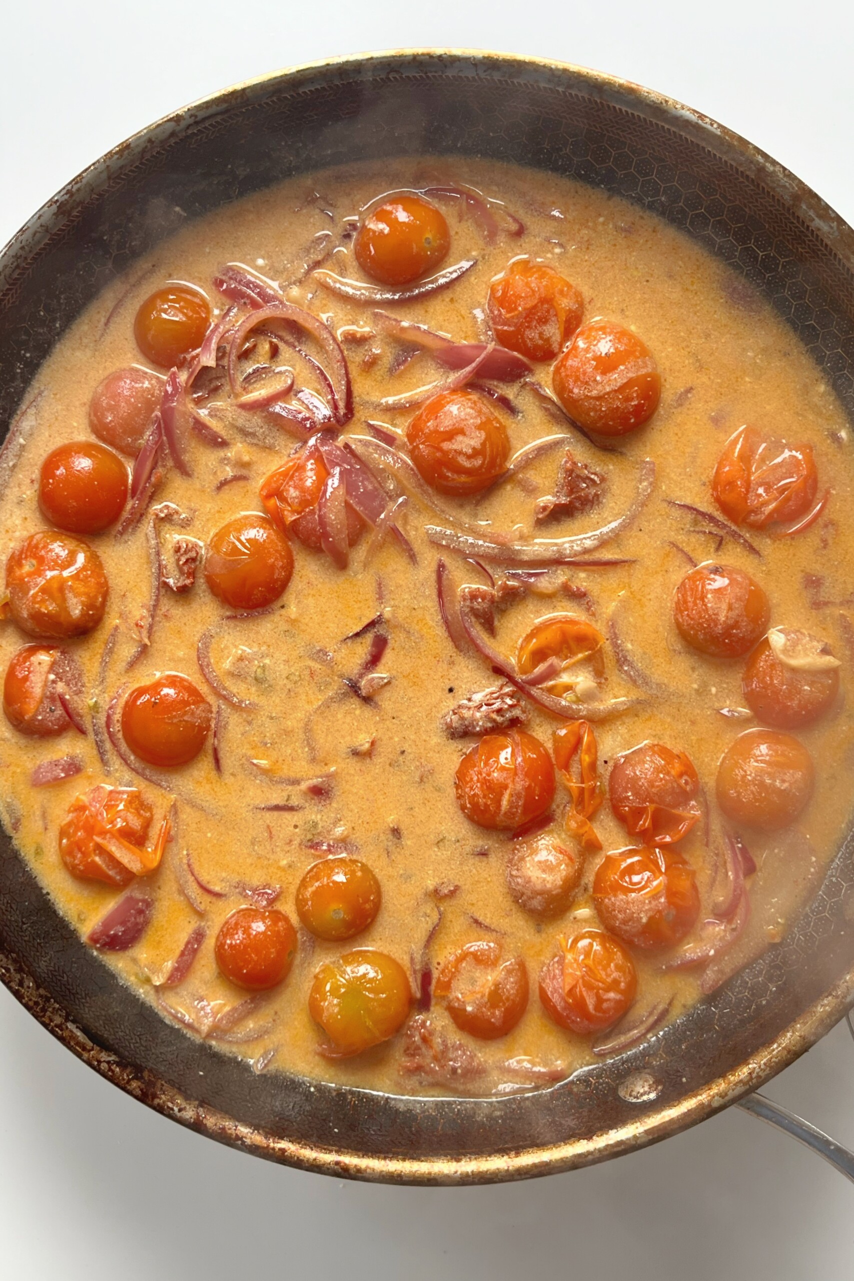 Sauce for tomato orzotto.