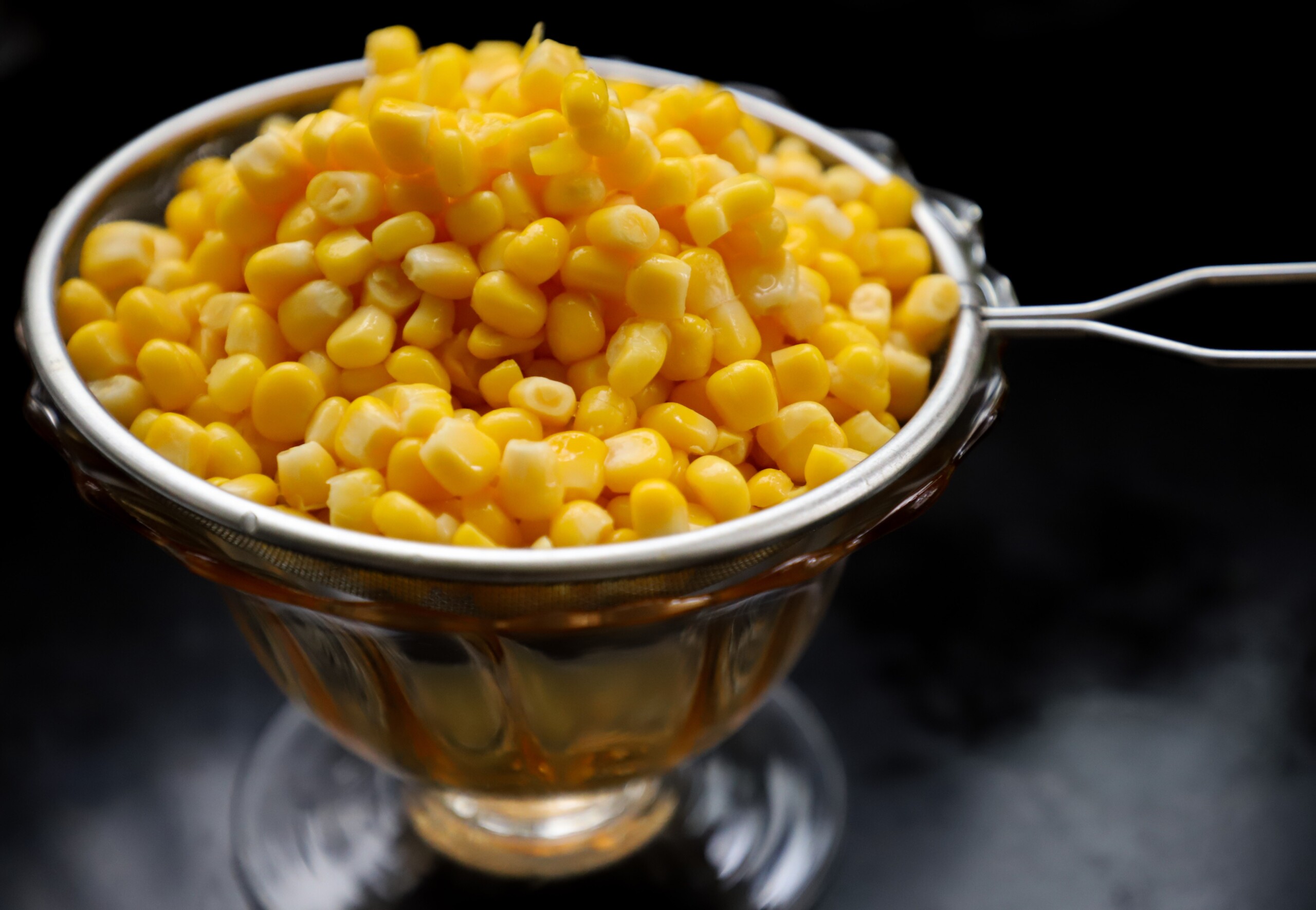 Corn kernels.