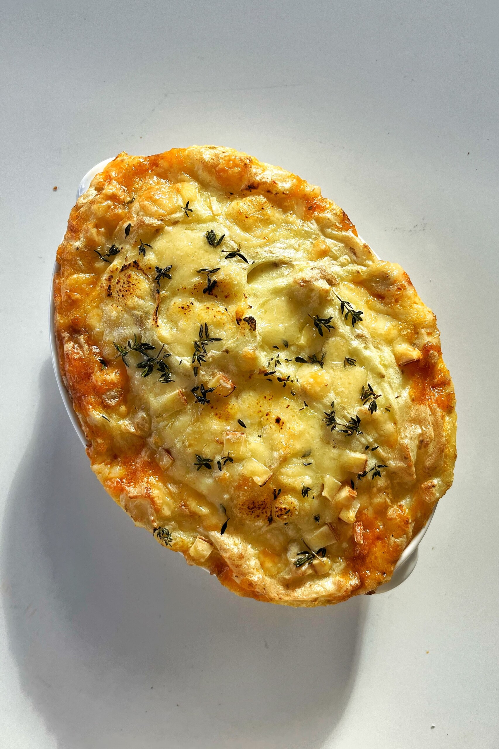 French onion cottage pie.