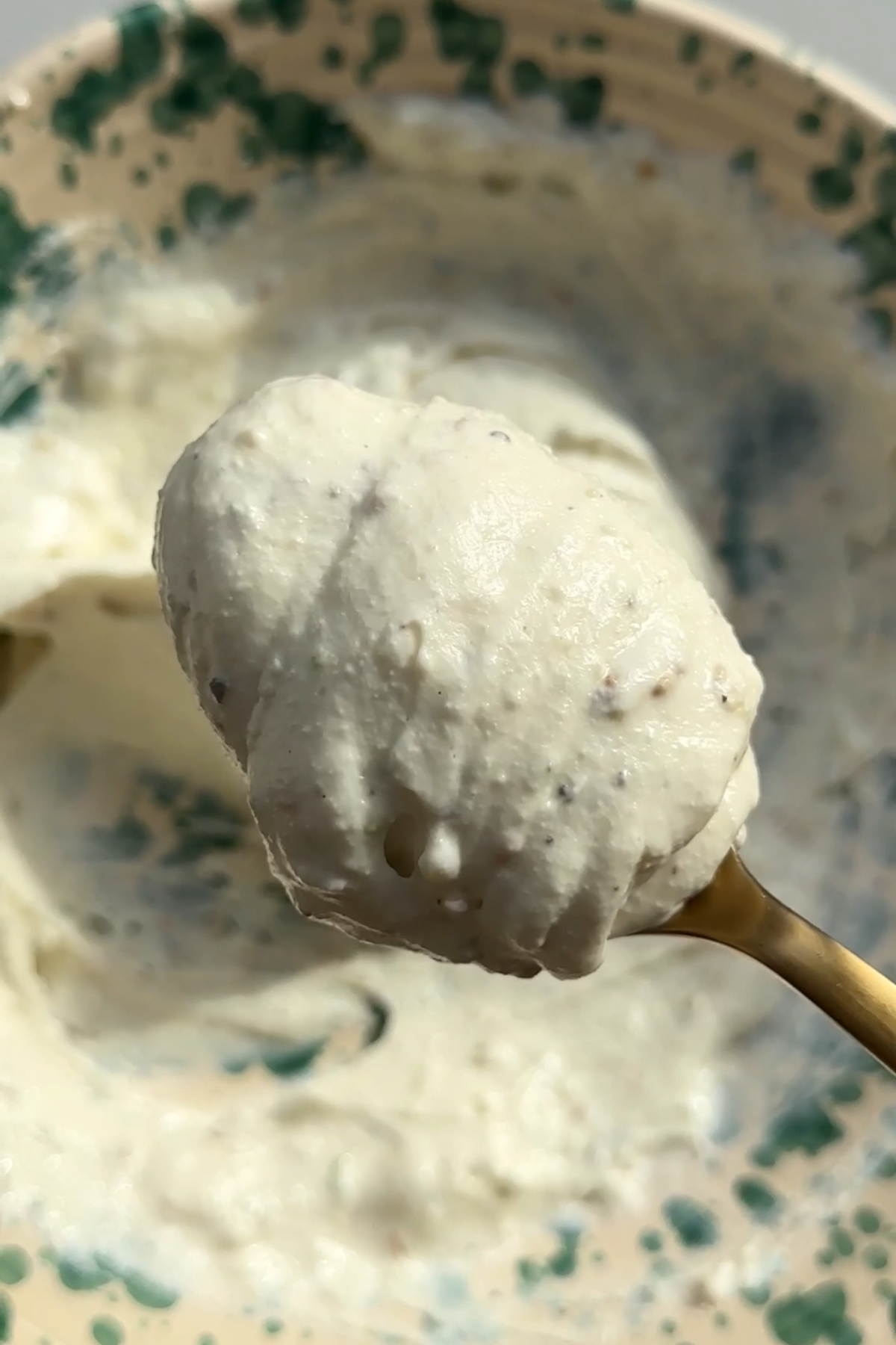 Whipped ricotta dip.