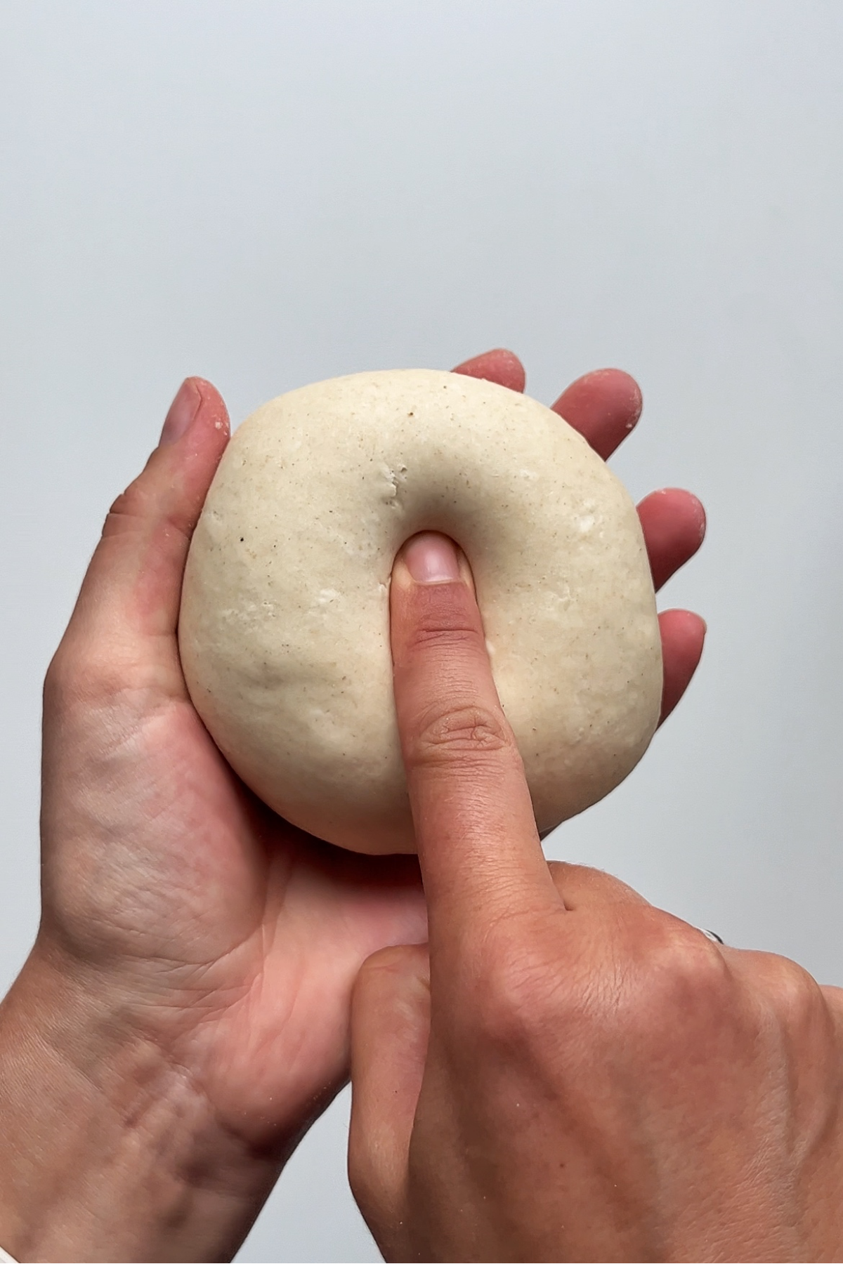 Soft and bouncy dough.