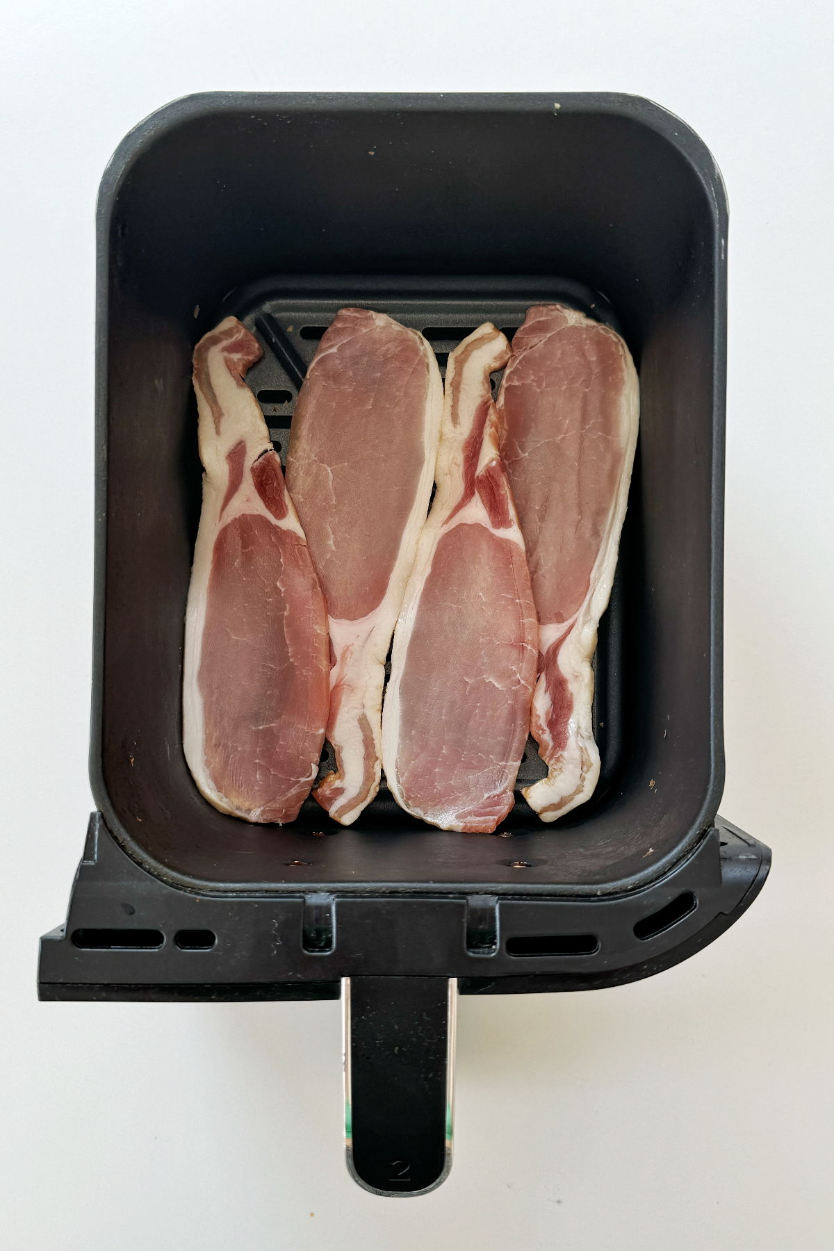 Back bacon in air fryer.
