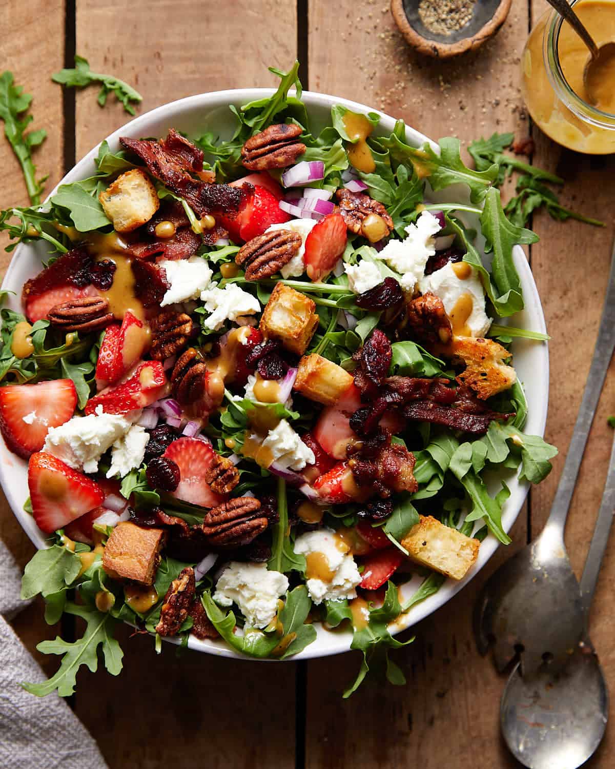 Goat cheese salad.