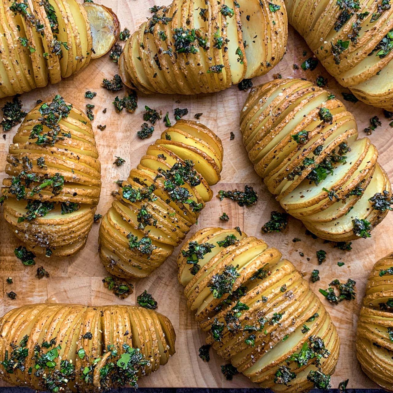 Hasselback potatoes