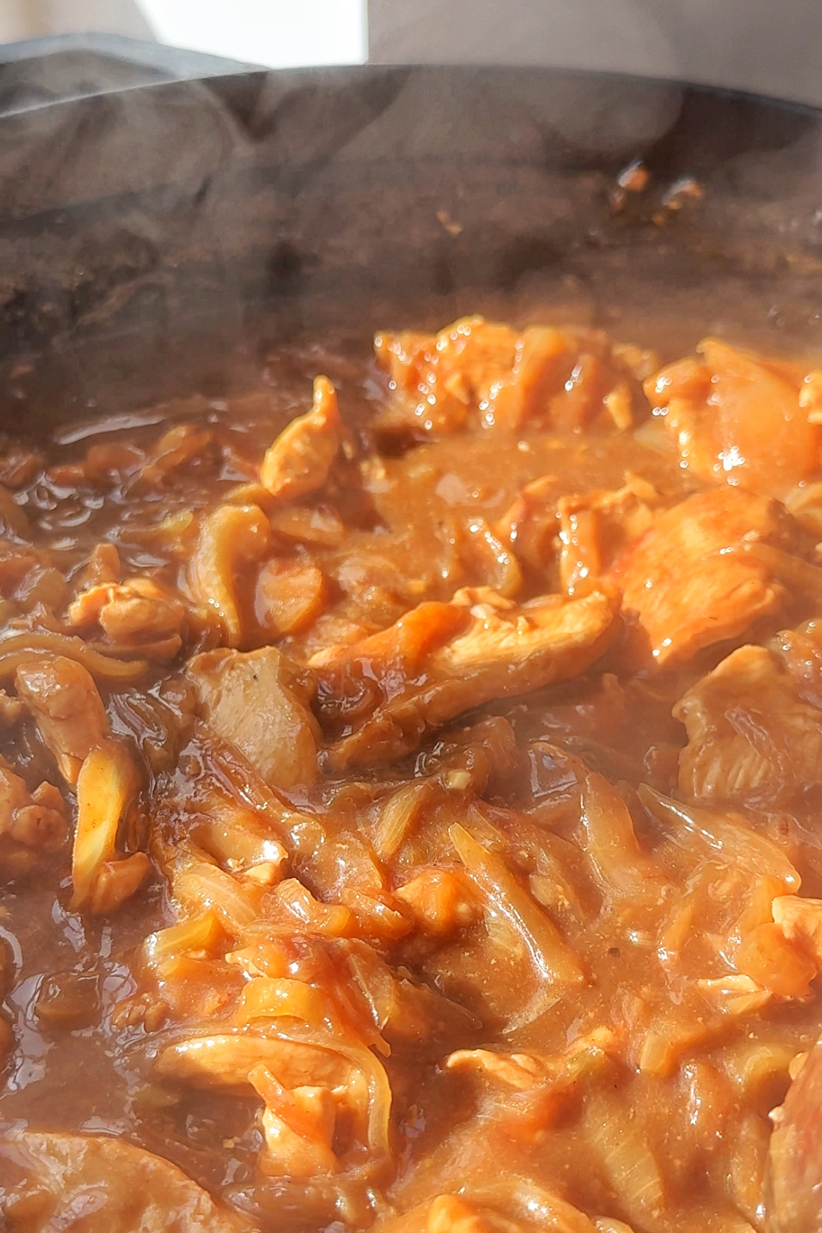 Chicken casserole stew.