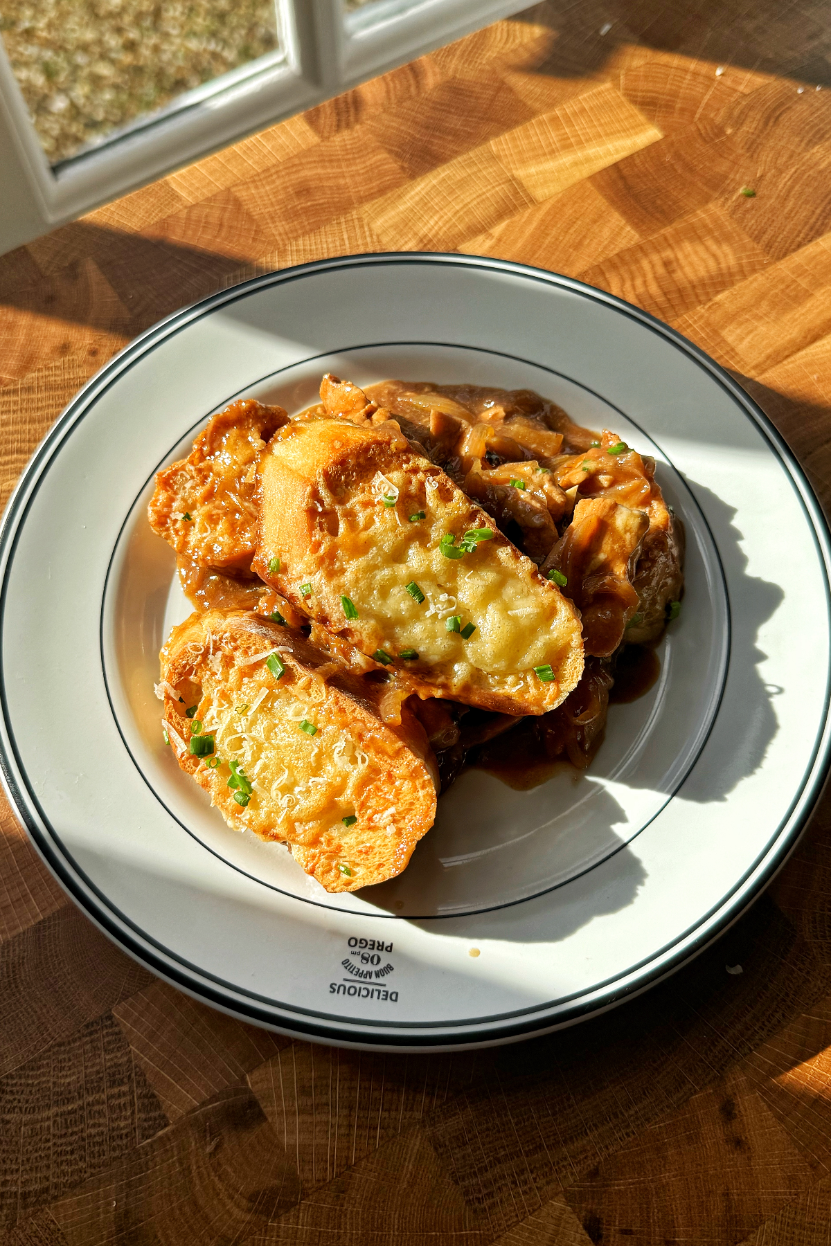 French onion soup chicken casserole.