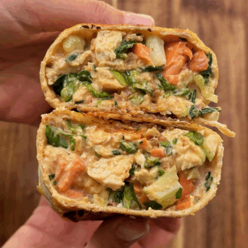 Buffalo chicken wrap.