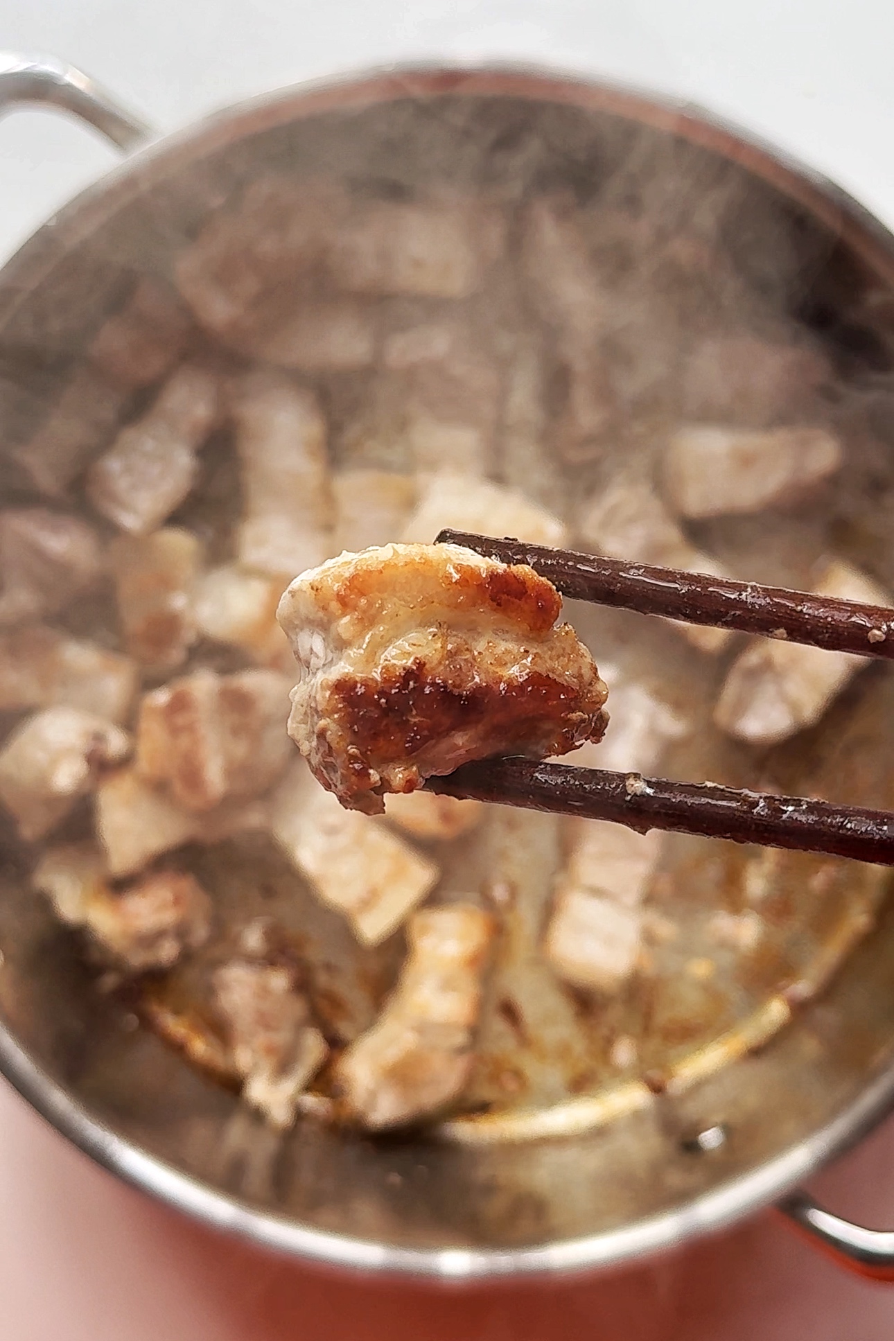 Fried pork belly.