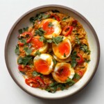 bowl of egg curry.
