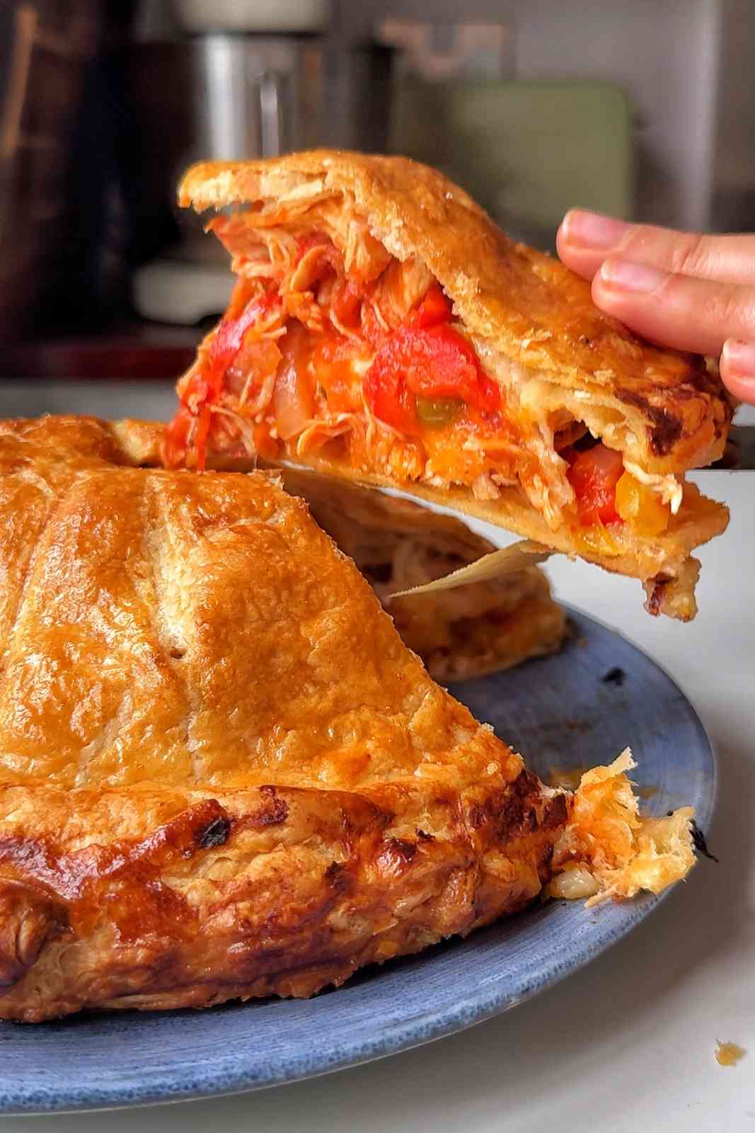 Slice of pithivier.
